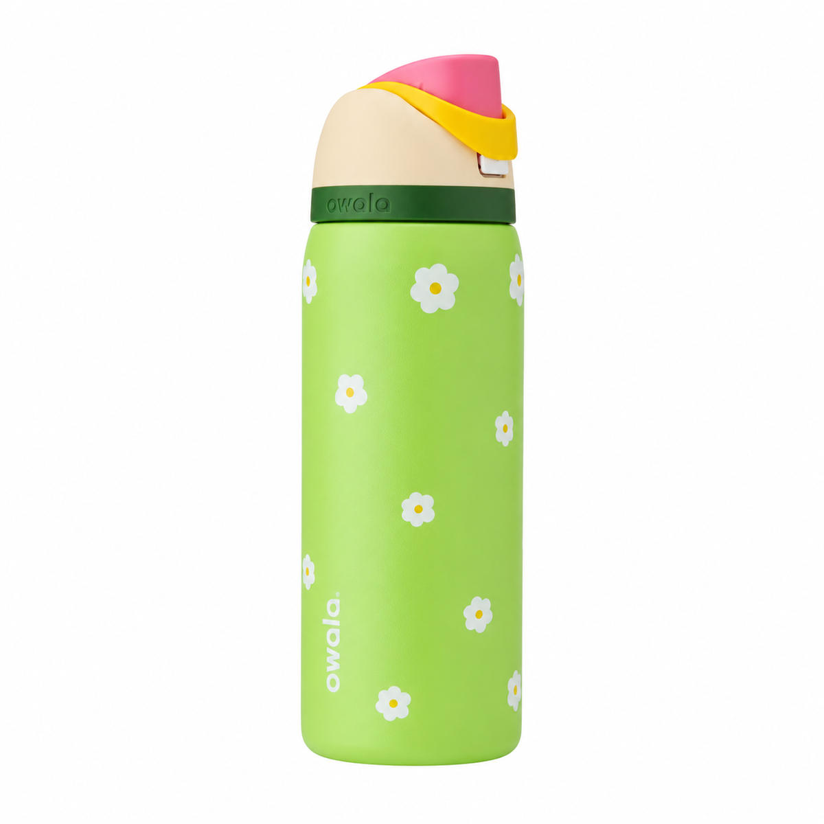 Owala FreeSip 32 oz - Flores verdes